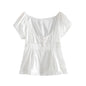 Slim Girls Sweet Tshirts Ladies Stylish Soft Cotton Short Tees Vintage Women Cute Tops