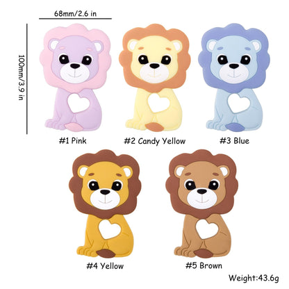 New Sets Baby Silicone Teether Rodent Silicone Animal Fox Teeth Chew Children Goods Stevvex