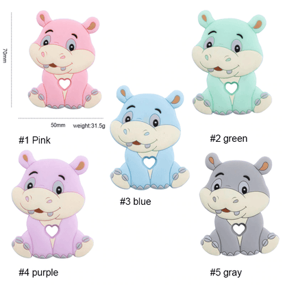 New Sets Baby Silicone Teether Rodent Silicone Animal Fox Teeth Chew Children Goods Stevvex