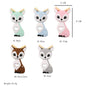New Sets Baby Silicone Teether Rodent Silicone Animal Fox Teeth Chew Children Goods Stevvex