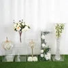 Gaojian Clear Acrylic Square Plinth Pedestal Wedding Display Stand with Flower Riser Cube for Weddings Decoration NovaCart