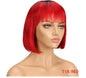 Wholesale Straight Bob Wig Brazilian Remy Hair Human Hair Wigs for Women Ombre Color Full Machine Made Wig With Bang NovaCart