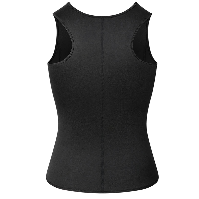 Neoprene Men's Shapers Sweat Vest for Men Waist Trainer Vest Adjustable Workout Body Shaper with Double Zipper for Sauna Suit NovaCart