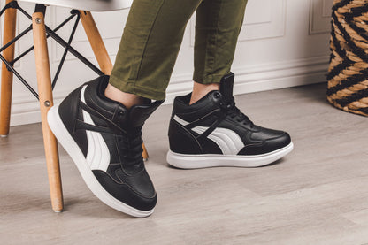 CALTO High-Top Sneaker Elevator Shoes - 3.8 Inches - H71901 Tallmenshoes.com