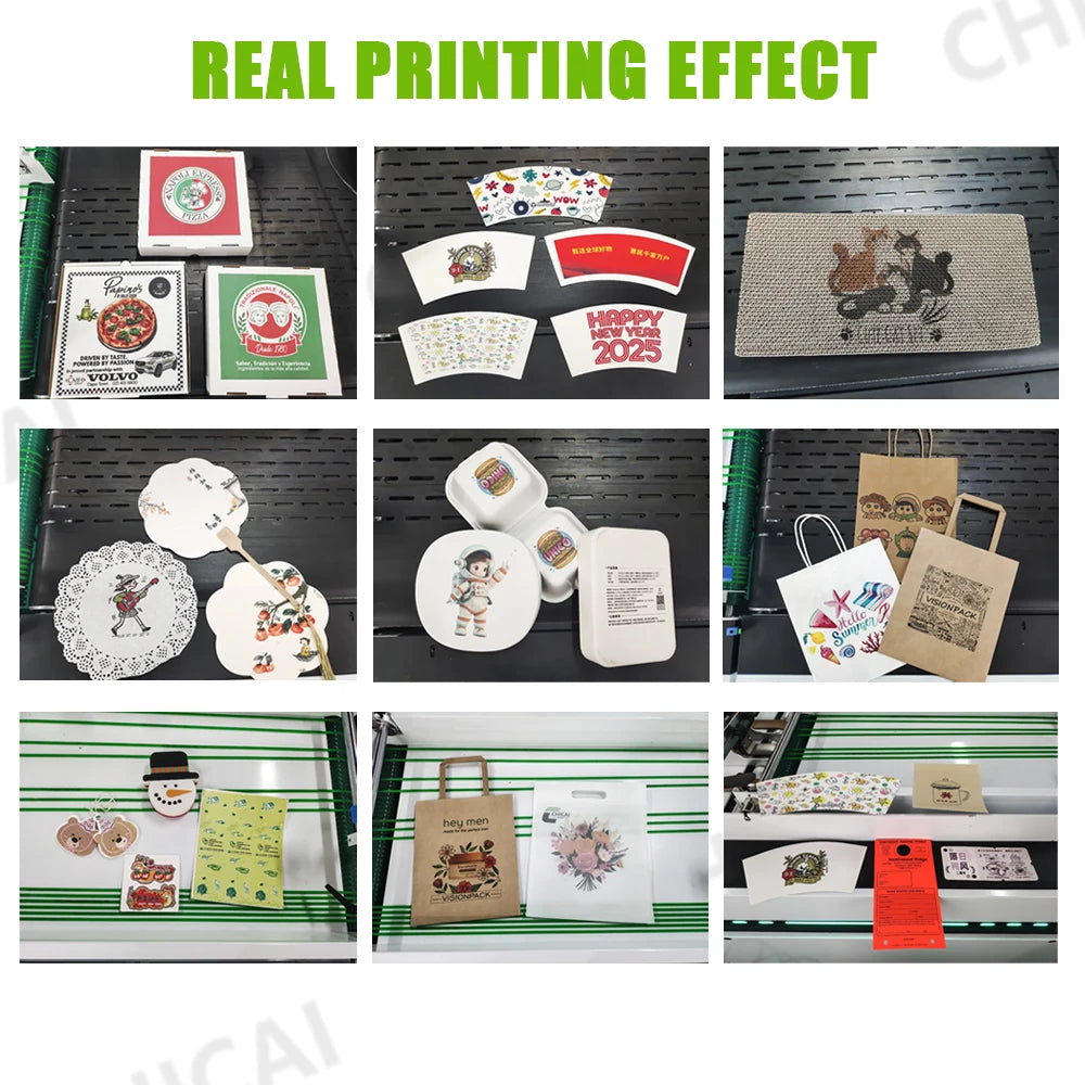 Chicai Factory Price Single-pass Inkjet Printer Pizza Box Shopping Bag Coffee Bag Cardboard Box Digital Printing Machine NovaCart