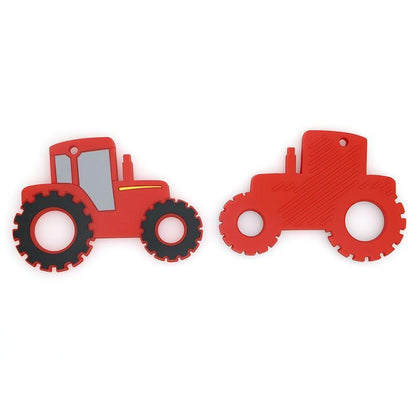 1PC Car Tractor Silicone Baby Teether Rodent Baby Teething Toys Chewable Animal Shape Baby Products Nursing Gift For Baby Kids Stevvex
