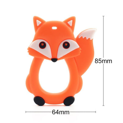 Baby Teethers Cartoon Animal Baby Teething Toy Penguin Silicone Teether Unicorn Pendant Raccoon Accessories Stevvex