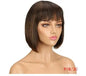 Wholesale Straight Bob Wig Brazilian Remy Hair Human Hair Wigs for Women Ombre Color Full Machine Made Wig With Bang NovaCart