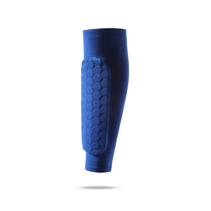 1 PC Leg Sleeves Shin Guards Shockproof Honeycomb Nylon Support Sock Shin Protector Soccer Gear Soccer Shields Sports Legging Pi-Mart