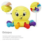 Baby Rattles Teether Shaker Grab and Spin Rattle Musical Toy Set Early Educational Toys For Baby Stevvex