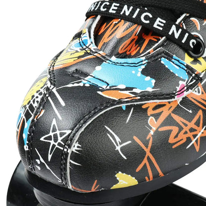 TopSupply New Design High-top for Adult Unisex Indoor and Outdoor Skating Four Light up Wheels Roller Skates With Shoes Bag NovaCart