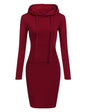 Ladies Dress Autumn Women Hooded Dresses Hoodies Women Sweatshirts Women Hoodies Dress Tops Ladies Clothing NovaCart