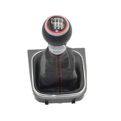 For VW Scirocco 2009 2010 2011 2012 2013 2014 Car-Stying 6 Speed Car Stick Gear Shift Knob With PU Leather Boot NovaCart