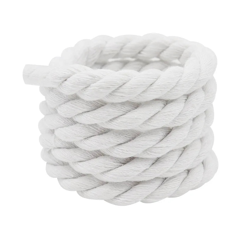 Hotsale Extra Thick Cotton Rope Shoelaces 8mm Twisted Rope Shoe Laces for AJ Sneakers NovaCart