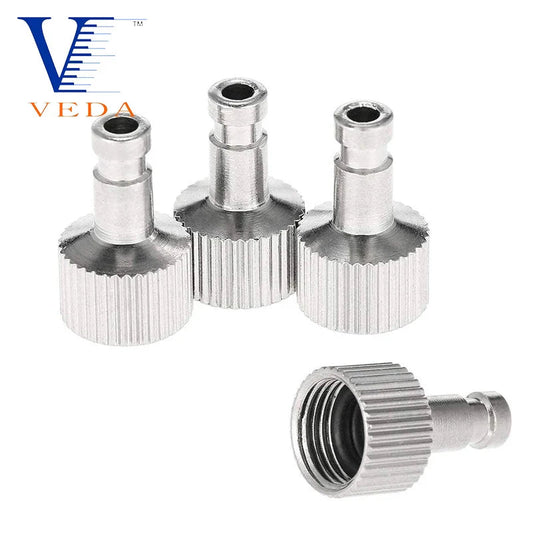 1/2/5Pcs Airbrush Quick Release Plug Coupling Disconnect Coupler Release Adapters with 1/8"Male Fitting Airbrush Accessories Pi-Mart