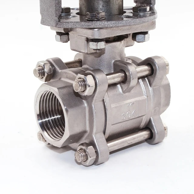 Electric Ball Valve Dn40 Dn50 Ss304 4-20ma 0-10v 220V DC24V Ctb-005 Proportional Electric Control Ball Valve NovaCart