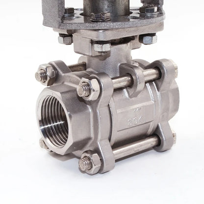 Electric Ball Valve Dn40 Dn50 Ss304 4-20ma 0-10v 220V DC24V Ctb-005 Proportional Electric Control Ball Valve NovaCart
