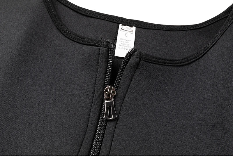 Neoprene Men's Shapers Sweat Vest for Men Waist Trainer Vest Adjustable Workout Body Shaper with Double Zipper for Sauna Suit NovaCart
