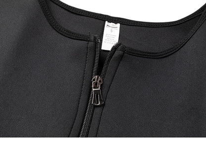 Neoprene Men's Shapers Sweat Vest for Men Waist Trainer Vest Adjustable Workout Body Shaper with Double Zipper for Sauna Suit NovaCart