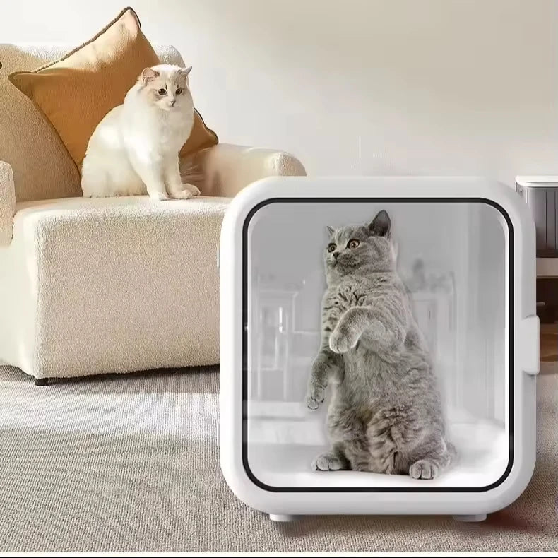 2025 Professional Cat Drying Box Large Space Automatic Pet Fast Drying Room Pet Bathing Machine NovaCart