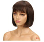 Wholesale Straight Bob Wig Brazilian Remy Hair Human Hair Wigs for Women Ombre Color Full Machine Made Wig With Bang NovaCart