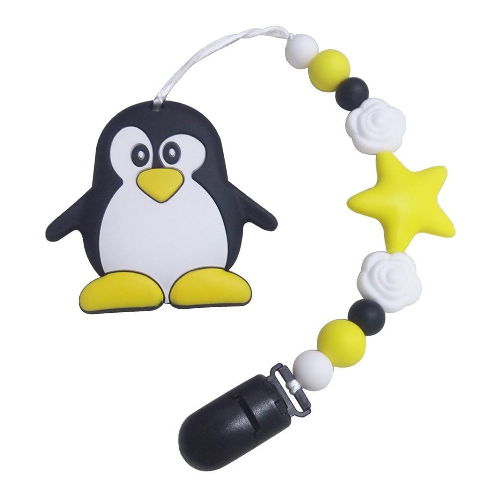Baby Teething Lovely Koala Owl Horse Cookies Baby Teether Molar Toy Gift Raccoon Food Grade Silicone Beads For Kids and Baby Stevvex