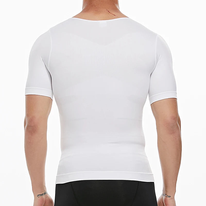 1/2 PCS Men Body Shaper T-Shirt Slimming Shapewear Corrective Posture Belly Control Compression Man Modeling Underwear Corset NovaCart