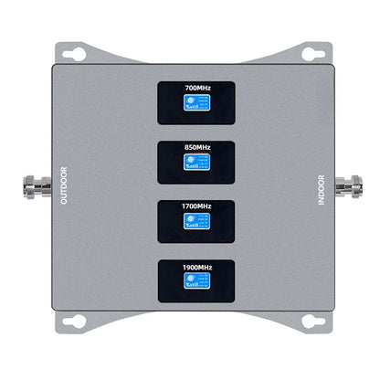 High-power Four Band 700/850/1700/1900mhz Mobile Signal Booster B28/B5/B4/B2 Repeater Signal Booster 2G 3G 4G 5G LTE Amplifier NovaCart