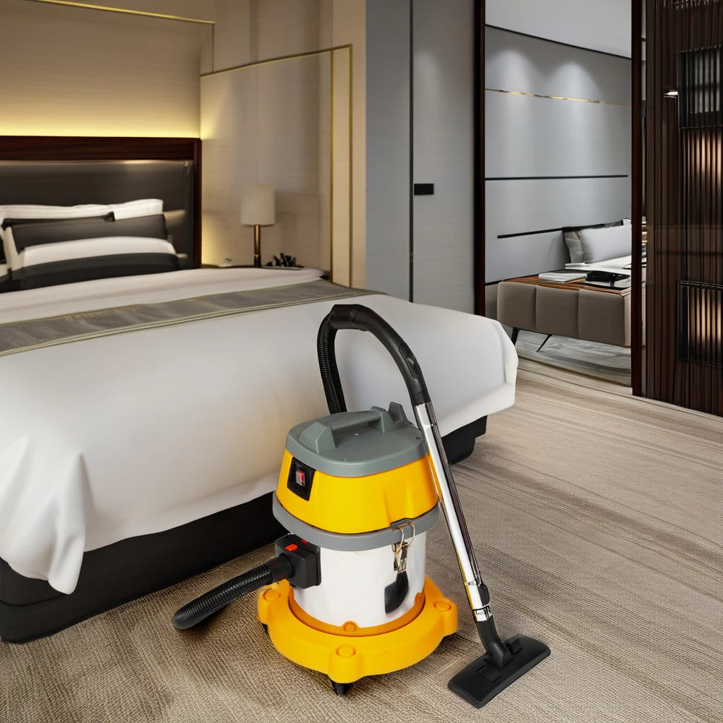 20L Powerful Electric Hotel Vacuum Cleaner New Condition Construction Industries Manual Dust Cleaning Process Core Motor NovaCart