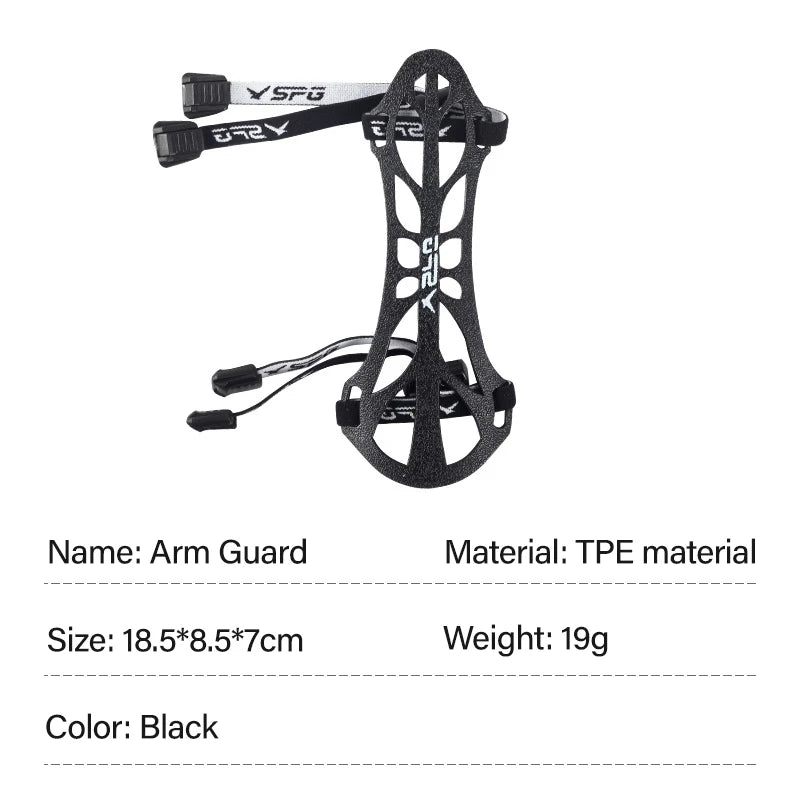 SPG Arm Guard Archery Traditional Recurve Takedown Bow Forearm Protective Gear Adjustable Outdoor Target Shooting Arms Protector NovaCart