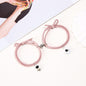 2Pcs/ Set Cartoon Magnetic Couple Bracelets with Moon Robots Pendant