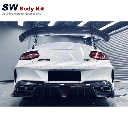Carbon Fiber Rear Spoiler for Mercedes-Benz C-Class W205 C63 2015-2021Trunk Wing Rear Splitter Aerodynamic Kit NovaCart