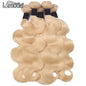 Top Quality 613 Blonde Bundles Brazilian Hair Body Wave Bundles 10-28 Inch 100% Human Hair for Woman Remy Hair Extensions Lemoda NovaCart