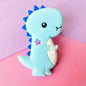 Dinosaur Teether Teething Animal Shape  Chewable Chewing Toys For Baby Boys And Girls  BPA Free Food Pefect Gift Stevvex