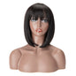 Wholesale Straight Bob Wig Brazilian Remy Hair Human Hair Wigs for Women Ombre Color Full Machine Made Wig With Bang NovaCart