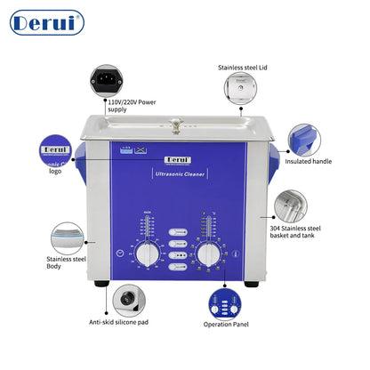 2.2L Household Ultrasonic Washing Machine Is Used for Denture Jewelry NovaCart