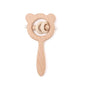 Wooden Teether Hedgehog Crochet Beads Wood Crafts Ring Engraved Bead Baby Teether Wooden Toys For Kids Rattle Stevvex