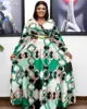 Liu Ming African Fashion Design 2024 Women Clothing Elegant Plus Size Printed Party Evening Long Maxi Dress NovaCart