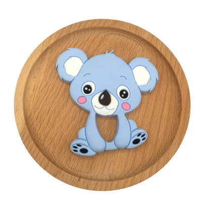 1pc Unique Baby Koala Silicone Teether Teething Chew Toy   Nursing Tool Pendant Food Grade Silicone Stevvex