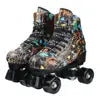 TopSupply New Design High-top for Adult Unisex Indoor and Outdoor Skating Four Light up Wheels Roller Skates With Shoes Bag NovaCart