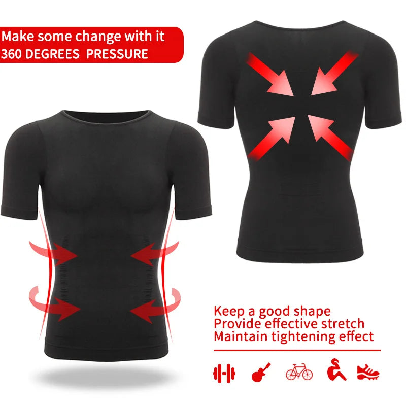 Men Slimming Body Shaper Belly Control Shapewear Man Shapers Modeling Underwear Waist Trainer Corrective Posture Vest Corset NovaCart