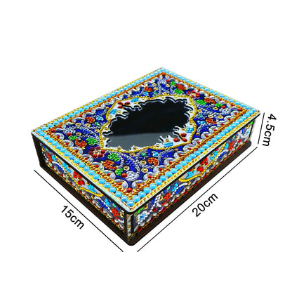 SONGWOO Wholesale Hot Selling DIY Custom Diamond Painting Kit Jewelry Necklace Ring Rhinestone Art Mandala Mirror Storage Box NovaCart