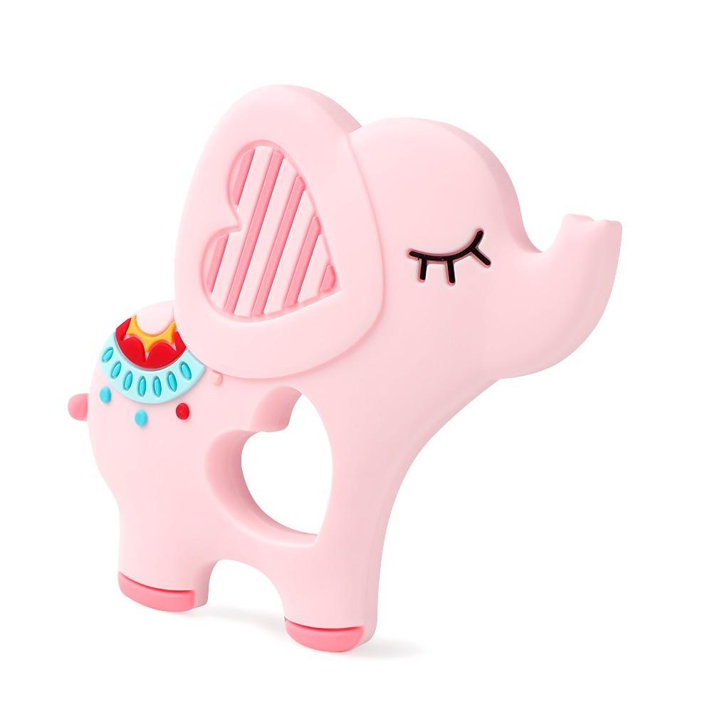 Baby Silicone Teethers BPA Free Teething Toy Animal Dog Koala Owl Elephant Baby Ring Teether Silicone Beads For Kids and Baby Stevvex