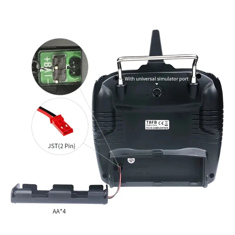 RadioLink RC Transmitter T8FB Throttle Right with Receiver R8EF for Drone 2km Control Distance 8 Channels RC Controller Pix4 NovaCart
