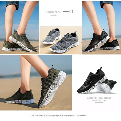 Hight Quality Summer Mens Casual Shoes Aqua Shoes Origin Air Mesh Sneakers Fashion Foam Sport Footwear Beach Shoes Water Shoes NovaCart