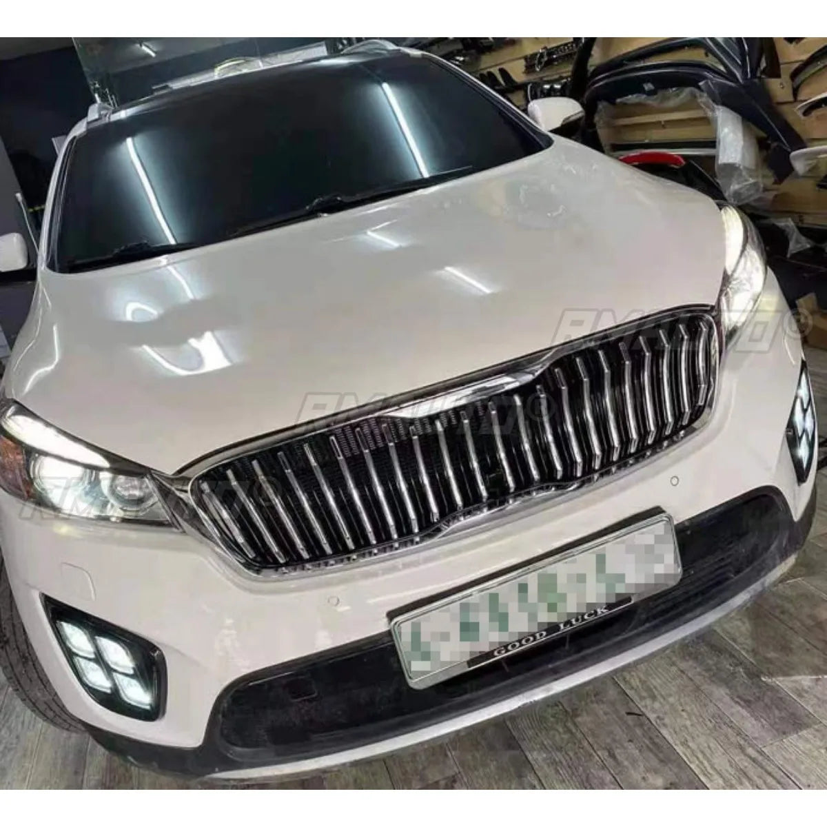 Car Bumper Grill Racing Grills Front Bumper Grille Exterior Part Front Bumper Grill for KIA Sorento 2015-2017 Car Accessories NovaCart