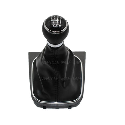 For VW Scirocco 2009 2010 2011 2012 2013 2014 Car-Stying 6 Speed Car Stick Gear Shift Knob With PU Leather Boot NovaCart