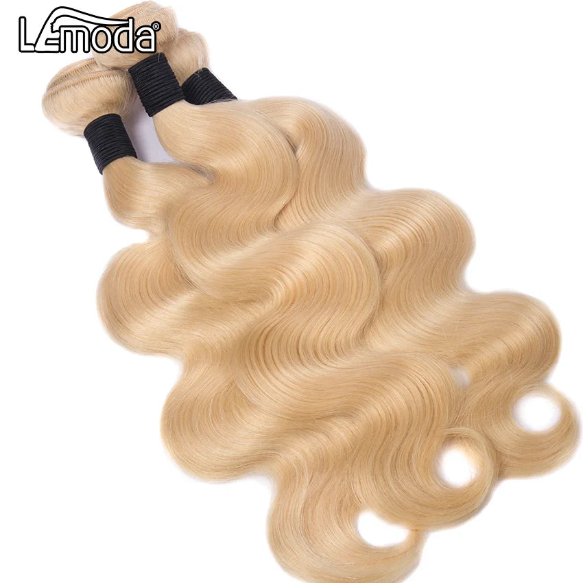 Top Quality 613 Blonde Bundles Brazilian Hair Body Wave Bundles 10-28 Inch 100% Human Hair for Woman Remy Hair Extensions Lemoda NovaCart