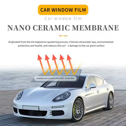 Multi-color Selection Magnetic Control Thermal Reflection Solar Film 99% UVR 15% VLT Automotive Windshield Sunscreen Window Film NovaCart