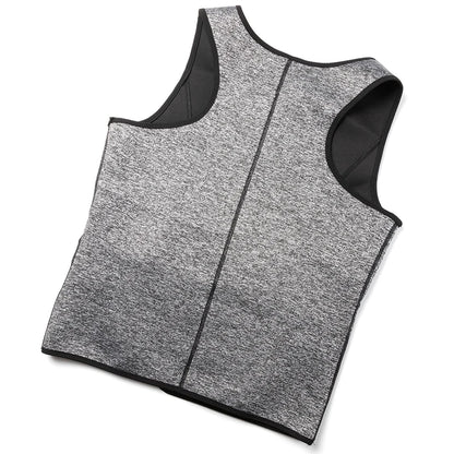 Neoprene Men's Shapers Sweat Vest for Men Waist Trainer Vest Adjustable Workout Body Shaper with Double Zipper for Sauna Suit NovaCart